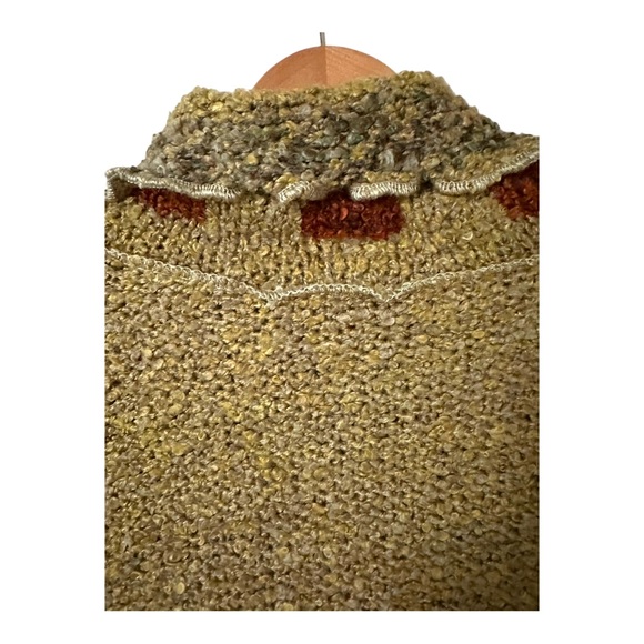 Mirasati Paris Green Multicolor Asymmetrical Sweater Size M - Picture 3 of 12